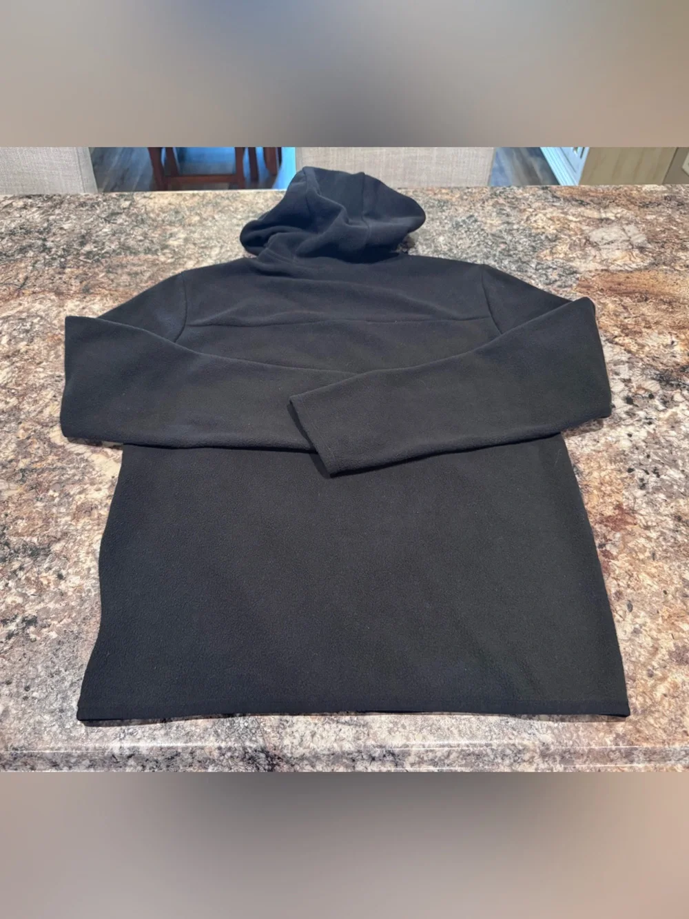 The North Face Black Lightweight Fleece Hooded Jacket